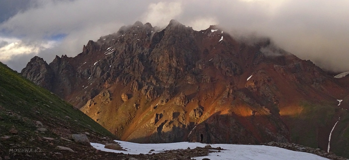Big Almaty mountain valley